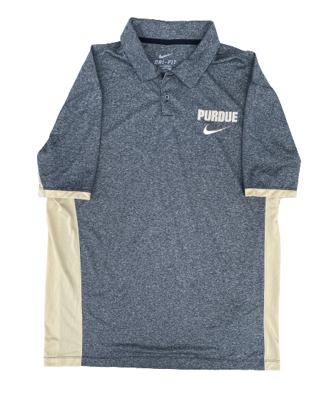 Vincent Edwards Purdue Basketball Team Issued Polo (Size L)