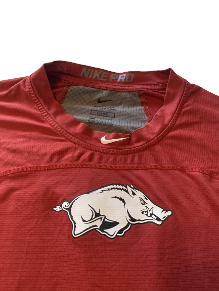 Dominic Fletcher Arkansas Baseball Workout Shirt (Size L)