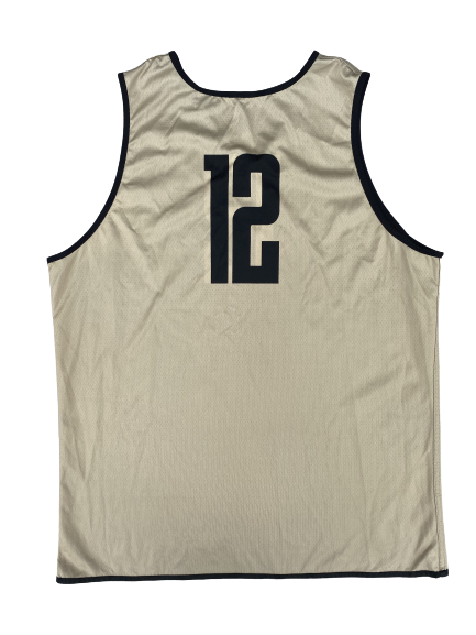 Vincent Edwards Purdue Basketball Player Exclusive Reversible Practice Jersey (Size 2XL)