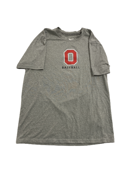 Colton Bauer Ohio State Baseball Team Issued Workout Shirt (Size M)