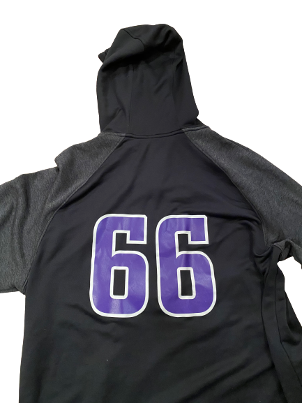 Nik Urban Northwestern Football Player Exclusive Hoodie with Number (Size XXL)