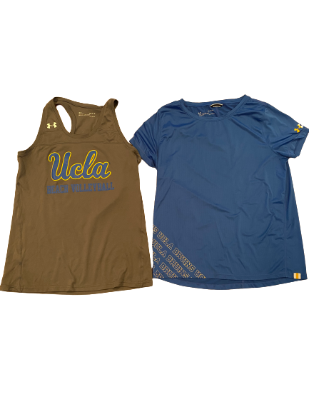 Lily Justine (2) UCLA Workout Tops (Size M)