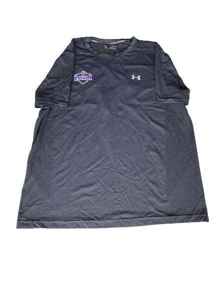 Rashawn Slater Northwestern Football Pro Day Worn Shirt with Number on Back (Size 3XL)