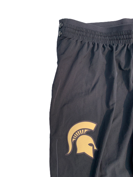 Matt McQuaid Michigan State Team Exclusive PK80 Tournament Snap-Off Warm-Up Pants (Size L)
