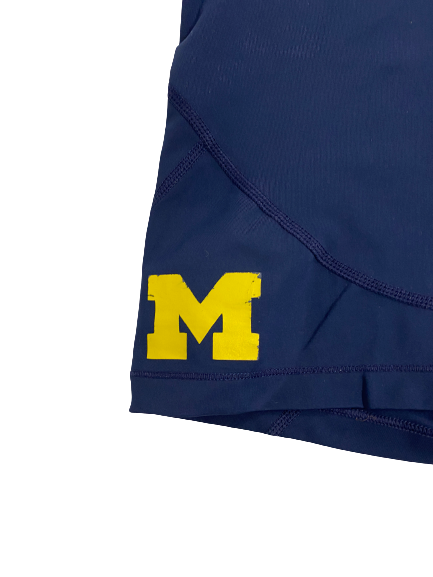 Jess Mruzik Michigan Volleyball Player-Exclusive Compression Shorts (Size L)(SET OF 2)