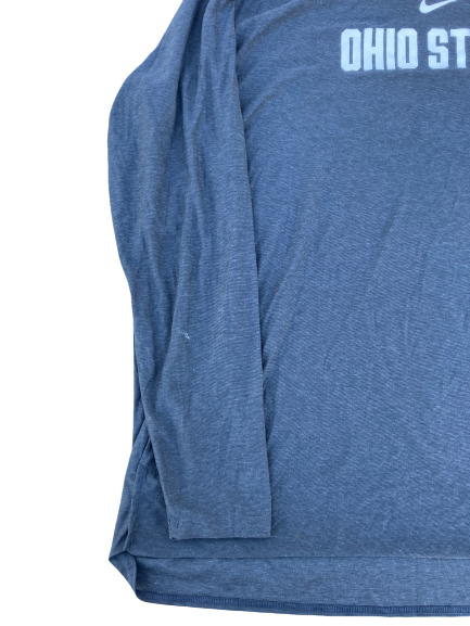 Brady Taylor Ohio State Football Team Issued Long Sleeve Shirt (Size XXXL)