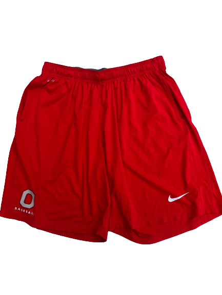 Griffan Smith Ohio State Baseball Team Exclusive Workout Shorts (Size XL)