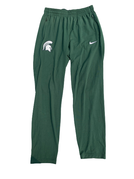 Matt McQuaid Michigan State Team Issued Sweatpants (Size XLT)