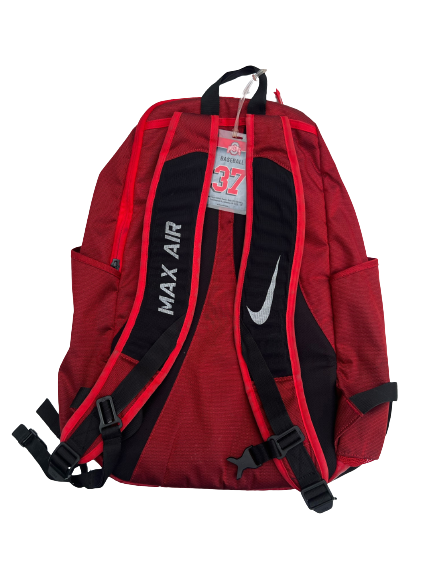 Griffan Smith Ohio State Baseball Team Exclusive Travel Backpack with Player Tag