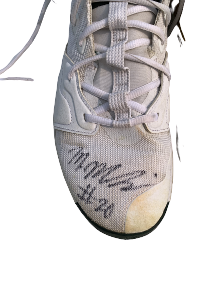 Matt McQuaid Michigan State Player Exclusive Game Worn SIGNED Paul George Shoes