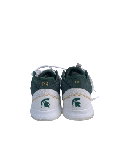 Matt McQuaid Michigan State Player Exclusive Game Worn SIGNED Paul George Shoes