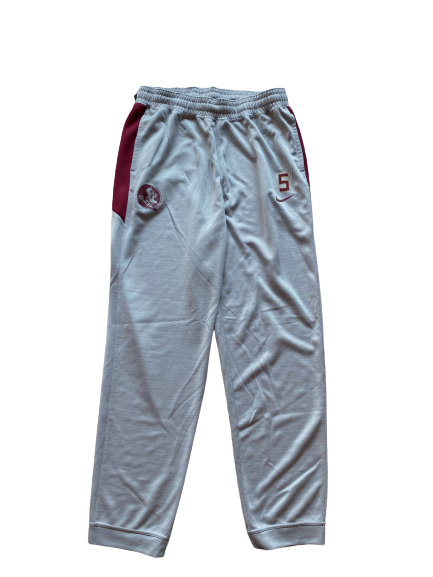 Balsa Koprivica Florida State Basketball Team Issued Sweatpants With Number (Size XLT)