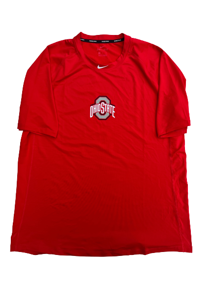 Griffan Smith Ohio State Baseball Team Issued Workout Shirt (Size XL)