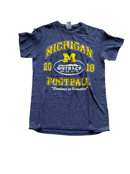 Michigan Football Outback Bowl Shirt (Size S)