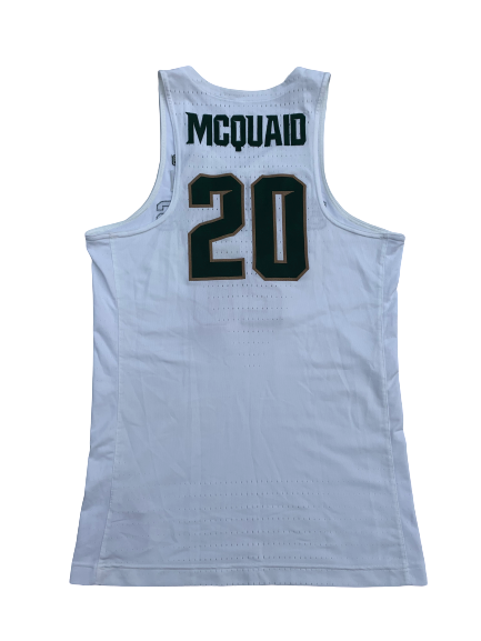 Matt McQuaid Michigan State 2016-2017 Game Worn Jersey (Photo Matched)