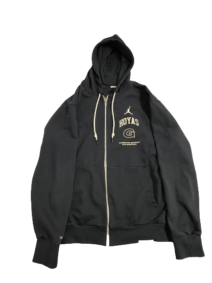 Bryson Mozone Georgetown Basketball Player-Exclusive Zip-Up Jacket (Size XLT)