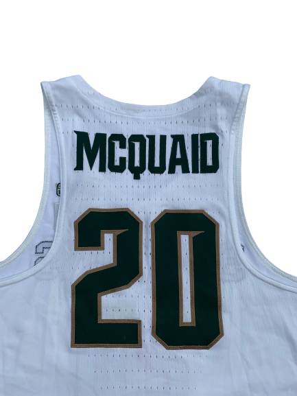 Matt McQuaid Michigan State 2016-2017 Game Worn Jersey (Photo Matched)