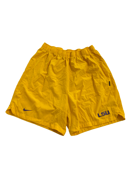 Glen Logan LSU Football Team-Issued Shorts (Size XXL)