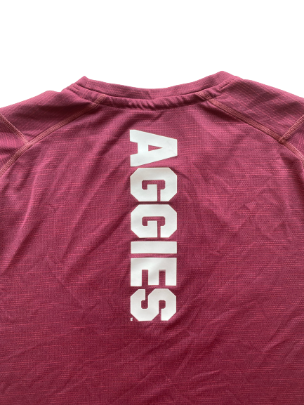 Colton Taylor Texas A&M Football Team Issued Workout Shirt (Size XL)