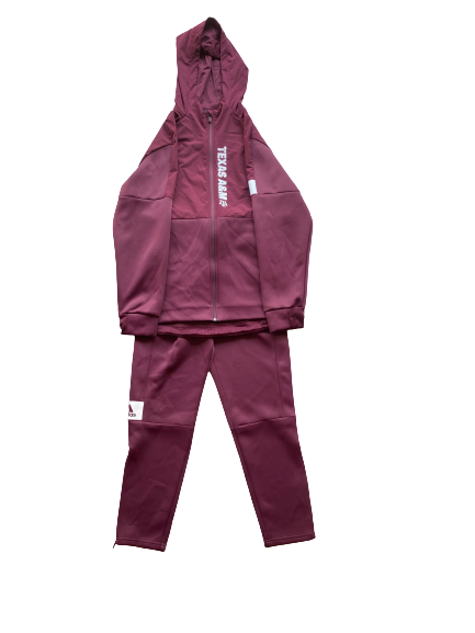 Colton Taylor Texas A&M Football Team Issued Sweatsuit (Size L)