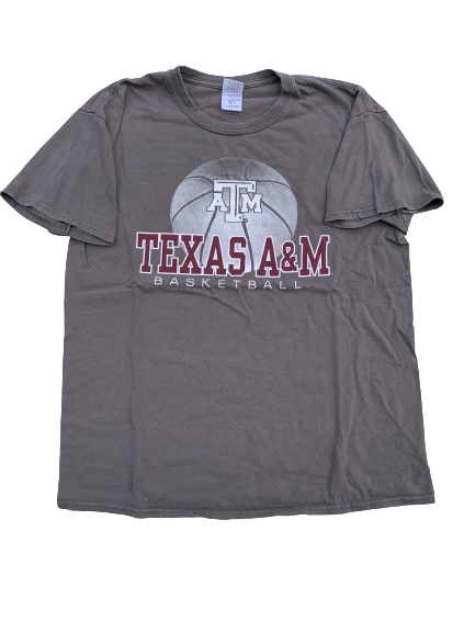 Wendell Mitchell Texas A&M Team Issued T-Shirt (Size L)