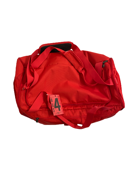Challen Faamatau Maryland Football Team-Issued Duffel Bag With Bus 