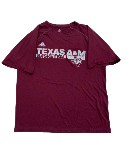 Wendell Mitchell Texas A&M Team Issued Workout Shirt (Size M)