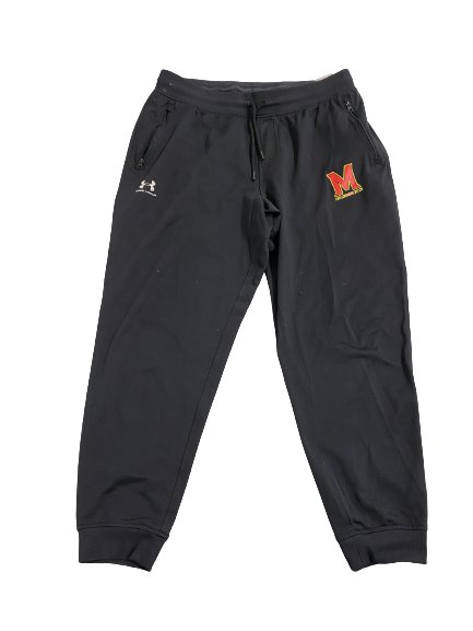 Challen Faamatau Maryland Football Team-Issued Sweatpants (Size XL)
