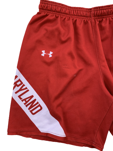Anthony Cowan Maryland Team Issued Practice Shorts (Size XL)