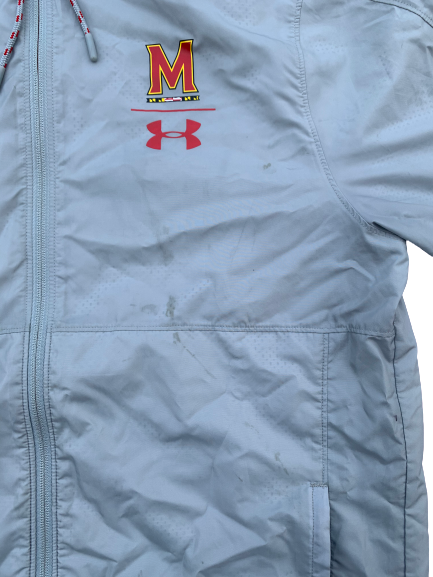 Anthony Cowan Maryland Team Issued Full-Zip Jacket (Size Small)