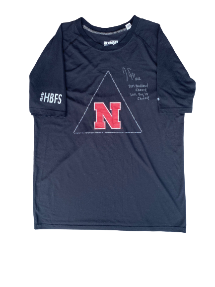 Jazz Sweet Nebraska Volleyball SIGNED Shirt (Size L)