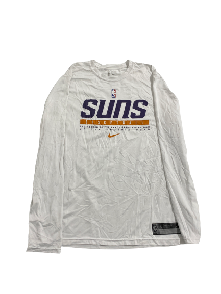 Phoenix Suns Basketball Team-Issued Long Sleeve Shirt (Size L)