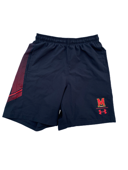 Anthony Cowan Maryland Team Issued Workout Shorts (Size M)