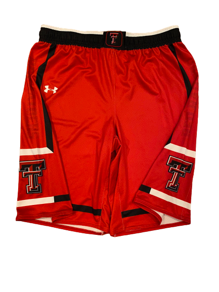 Tommy Hamilton Texas Tech Game-Worn Shorts (Size XL)