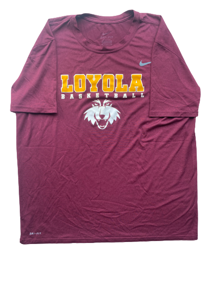 Marques Townes Loyola Chicago Basketball Team Issued Workout Shirt (Size XL)