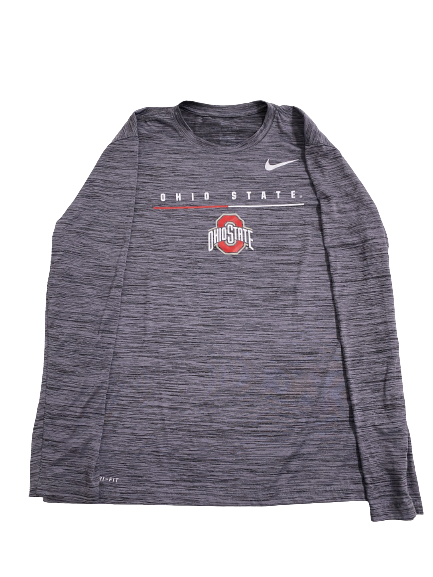 Mac Podraza Ohio State Volleyball Team-Issued Long Sleeve Shirt (Size L)