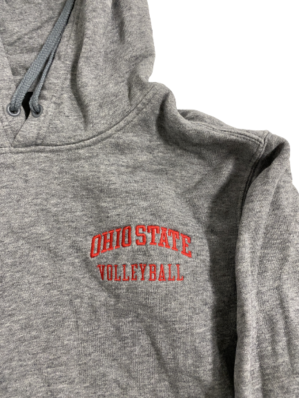 Mac Podraza Ohio State Volleyball Team-Issued Hoodie (Size L)