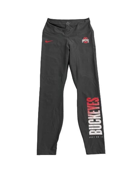 Mac Podraza Ohio State Volleyball Team-Issued Leggings (Size Women&