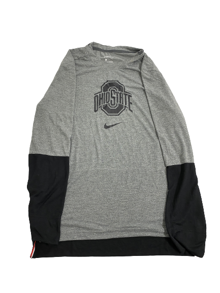Mac Podraza Ohio State Volleyball Team-Issued Long Sleeve Shirt (Size L)
