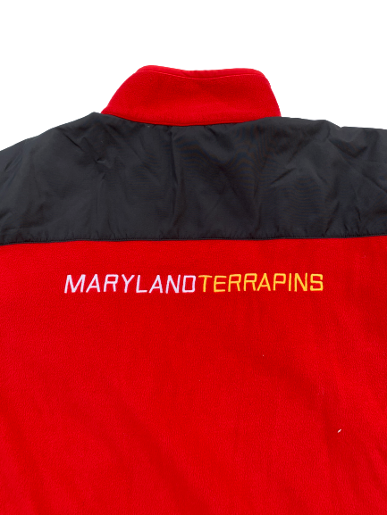 Anthony Cowan Maryland Team Issued Fleece Jacket (Size L)