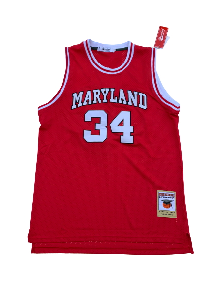 Maryland Len Bias Authentic Throwback Jersey (New with Tags) (Size M)