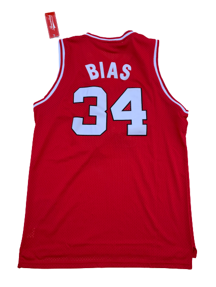 Maryland Len Bias Authentic Throwback Jersey (New with Tags) (Size M)