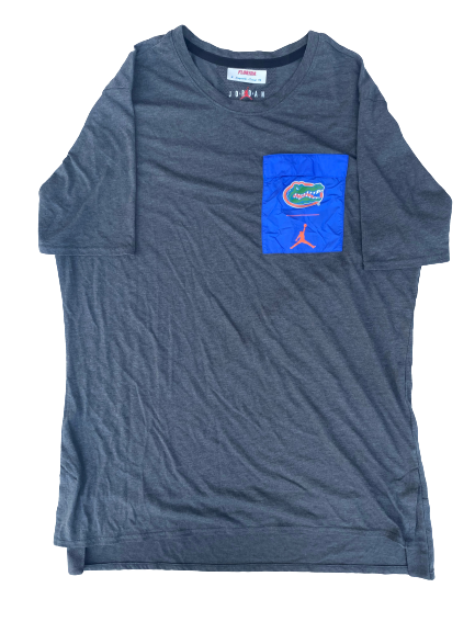 Brett DioGuardi Florida Football Team Issued Travel Shirt with Pocket (Size XL)