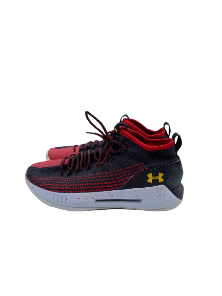 Anthony Cowan Maryland Team Issued Under Armour Shoes (Size 12)