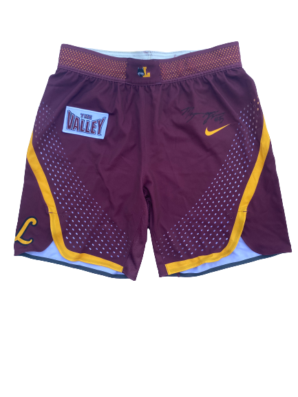 Marques Townes Loyola Chicago Basketball Signed Game-Worn Final Four Shorts (Size L)