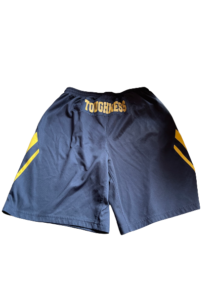 Mitchell Smith Missouri Basketball Player Exclusive "TOUGHNESS" Practice Shorts (Size L)