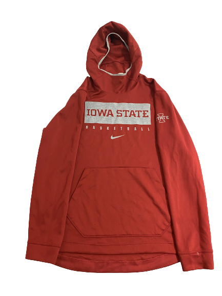 Javan Johnson Iowa State Basketball Team-Issued Travel Sweatshirt (Size XL)