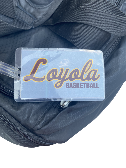 Marques Townes Loyola Chicago Basketball SIGNED Team Issued Travel Duffel Bag