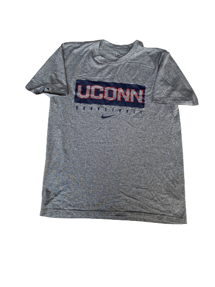 Megan Walker UCONN Basketball Team Issued Workout Shirt (Size M)