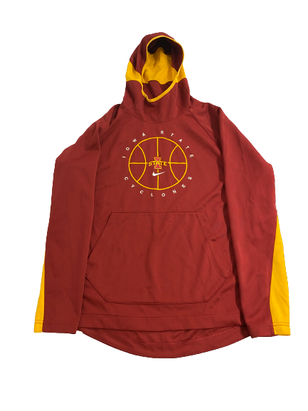 Javan Johnson Iowa State Basketball Team-Issued Travel Sweatshirt (Size L)